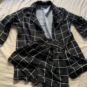 SHEIN matching Shorts & Blazer set